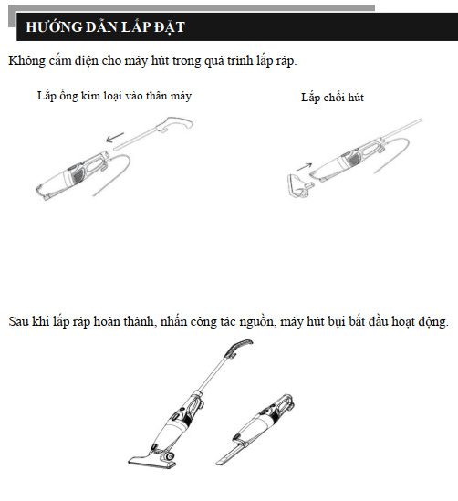 Máy hút bụi cầm tay RVC-600H1